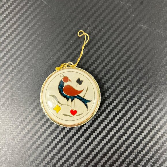 VTG Irish Shamrock Christmas Ornament Love Birds Four-Leaf Clover & Dutch Hex - Picture 3 of 5